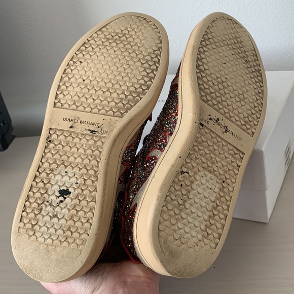 Isabel Marant glitter and flame sneakers - Picture 3 of 6